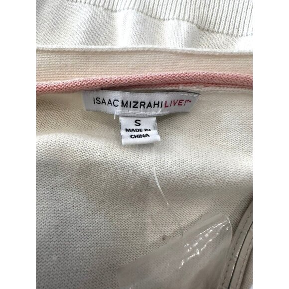 Isaac Mizrahi Live Sequin Beaded Short Sleeve Cardigan Sweater Size S - Picture 5 of 7